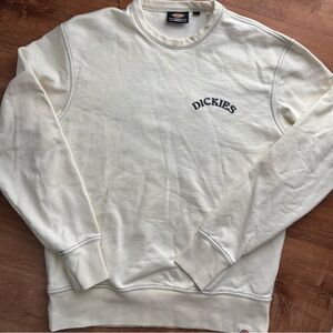 Dickies Off-White Crewneck Sweater for Men
